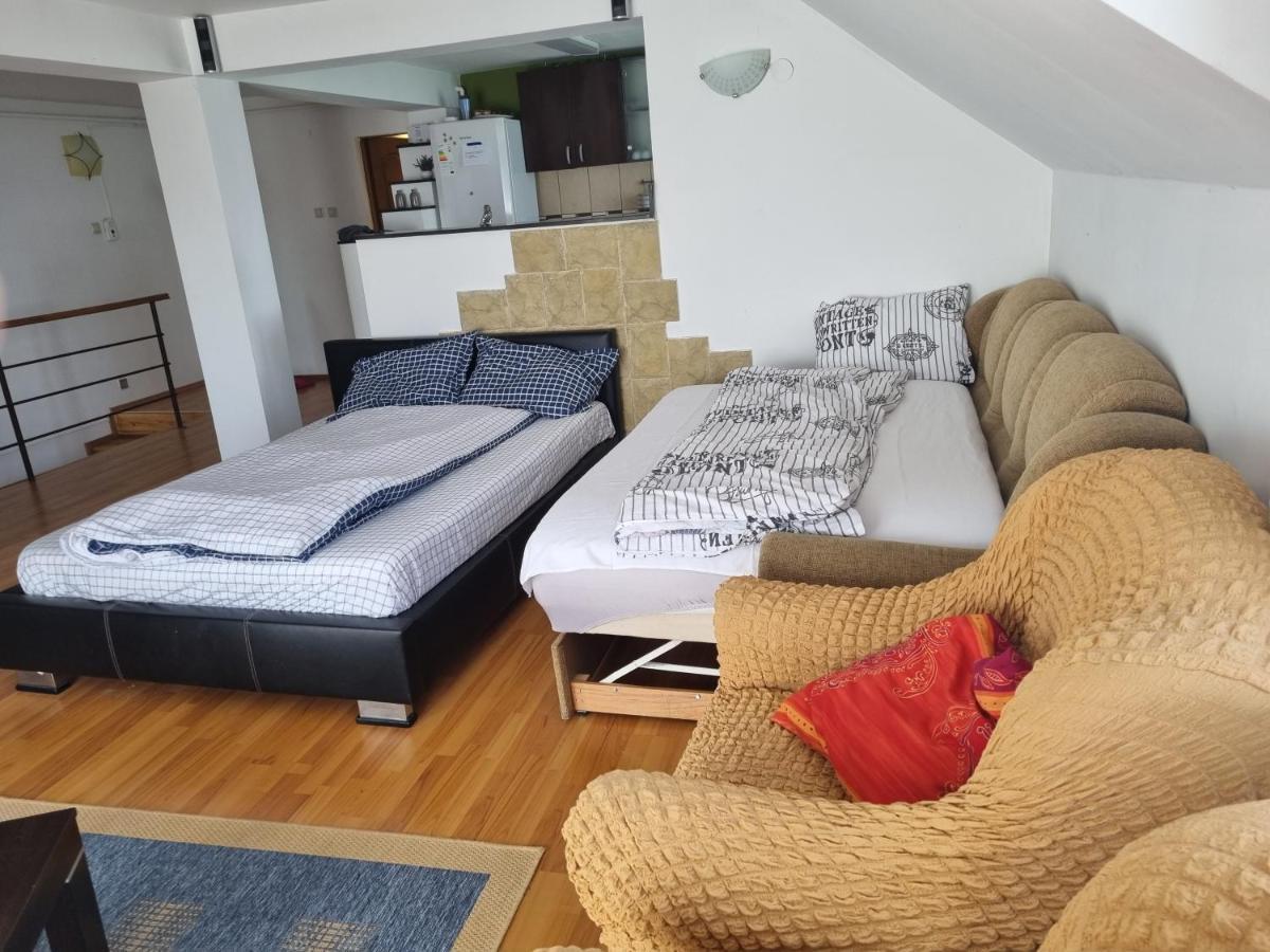 Penthouse Apartament 2 Floors, 2 Bedroom , 2 Bath, 120 Sqm , Inside Yard Parking คลูจ-นาโปกา ภายนอก รูปภาพ